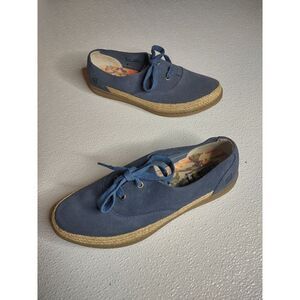 BORN Blue Suede Leather Capela Sneakers Size 8M